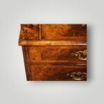 George I Walnut Bureau Bookcase in Three Sections – Glazed Top, Fitted Interior & Candle Slides (c.1715–1725) - Image 3