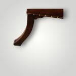 Large Georgian Gainsborough Armchair in Hand-Dyed English Hide Leather – Mahogany with Chippendale Blind Carving - Image 10