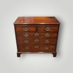 George III Mahogany Bachelor’s Chest with Original Brushing Slide