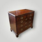 George III Mahogany Bachelor’s Chest with Original Brushing Slide - Image 10