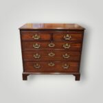 George III Mahogany Bachelor’s Chest with Original Brushing Slide - Image 6
