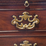 George III Mahogany Bachelor’s Chest with Original Brushing Slide - Image 5