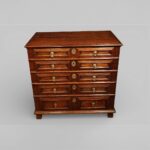 Jacobean Oak Chest of Drawers with Original Brasses, c.1680