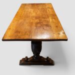 1930s Oak Refectory Dining Table - Image 5