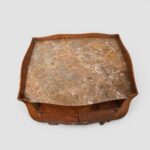 Pair of Continental Walnut & Kingwood Bedside Cabinets with Marble Tops, Side Drawer & Cupboard - Image 5