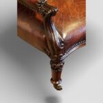 Pair of Victorian button back easy chairs - Image 10
