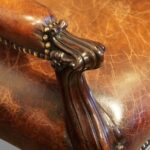 Pair of Victorian button back easy chairs - Image 9