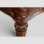 Pair of Victorian button back easy chairs - Image 4