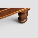 Regency Mahogany Side Cabinet with Crossbanded Top & Brass Knob Handles - Image 9