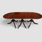 Regency Style Mahogany Three Pillar Extending Dining Table, Circa 1910 - Image 2