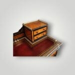 Victorian Thuya & Ebonised Pedestal Desk with Ivory Inlay & Wedgwood Plaques (Jackson & Graham ) - Image 4