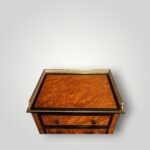 Victorian Thuya & Ebonised Pedestal Desk with Ivory Inlay & Wedgwood Plaques (Jackson & Graham ) - Image 22