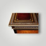 Victorian Thuya & Ebonised Pedestal Desk with Ivory Inlay & Wedgwood Plaques (Jackson & Graham ) - Image 19