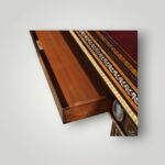 Victorian Thuya & Ebonised Pedestal Desk with Ivory Inlay & Wedgwood Plaques (Jackson & Graham ) - Image 15