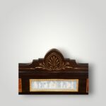 Victorian Thuya & Ebonised Pedestal Desk with Ivory Inlay & Wedgwood Plaques (Jackson & Graham ) - Image 9