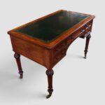 Victorian Mahogany Writing Table by Holland & Sons – Antique 19th Century English Desk - Image 14