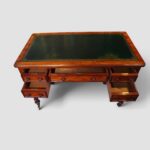 Victorian Mahogany Writing Table by Holland & Sons – Antique 19th Century English Desk - Image 12