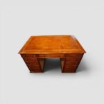 Victorian Mahogany Partners Desk with Rare 11‑Drawer Configuration - Image 7