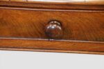 Victorian Mahogany Partners Writing Table with Red Hide Leather Top - Image 7