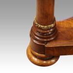 Victorian walnut inlaid Davenport - Image 4