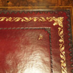 Victorian walnut inlaid Davenport - Image 9