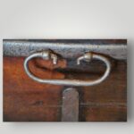 Antique Walnut Iron Bound Trunk of Sir Randolph Isham Routh KCB, Waterloo Commissary General - Image 11