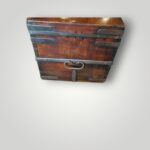 Antique Walnut Iron Bound Trunk of Sir Randolph Isham Routh KCB, Waterloo Commissary General - Image 12