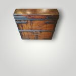 Antique Walnut Iron Bound Trunk of Sir Randolph Isham Routh KCB, Waterloo Commissary General - Image 10