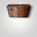 Antique Walnut Iron Bound Trunk of Sir Randolph Isham Routh KCB, Waterloo Commissary General - Image 9
