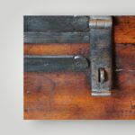 Antique Walnut Iron Bound Trunk of Sir Randolph Isham Routh KCB, Waterloo Commissary General - Image 8