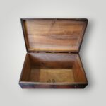 Antique Walnut Iron Bound Trunk of Sir Randolph Isham Routh KCB, Waterloo Commissary General - Image 7
