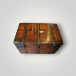 Antique Walnut Iron Bound Trunk of Sir Randolph Isham Routh KCB, Waterloo Commissary General - Image 2