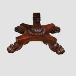 William IV Mahogany Games & Work Table – Chessboard Flip Top, Backgammon Board, Sewing Storage - Image 8