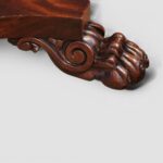 William IV Mahogany Games & Work Table – Chessboard Flip Top, Backgammon Board, Sewing Storage - Image 4