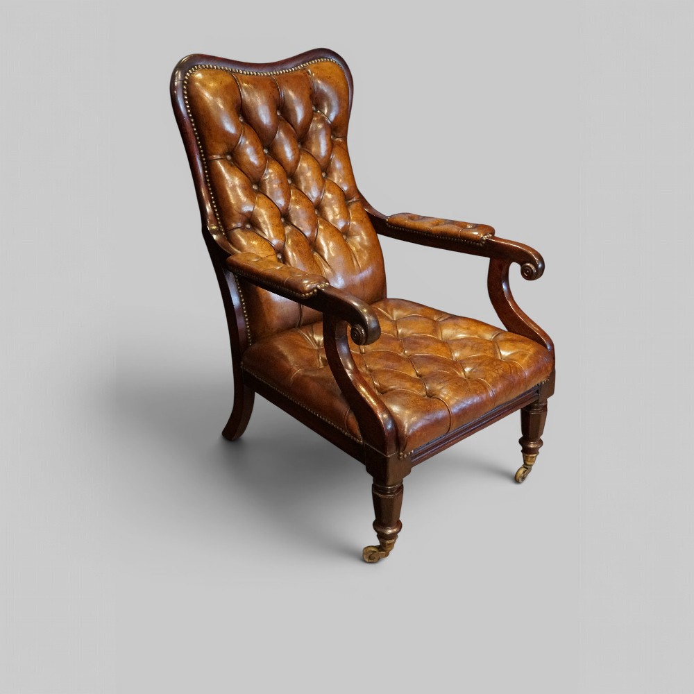 William-IV-library-chair-angle-view