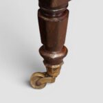 William IV Leather Reading Chair – Antique Mahogany Library Armchair c.1830–1840 - Image 5