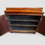 William IV Rosewood Two-Part Antique Bookcase with Glazed Doors & Cupboard Base - Image 10