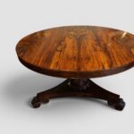 William IV Rosewood Circular Dining Table