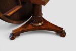 William IV Rosewood Circular Dining Table - Image 5