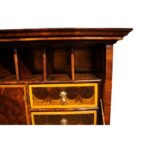 William & Mary Oyster Walnut Escritoire on Stand – 17th Century Bureau Cabinet - Image 9