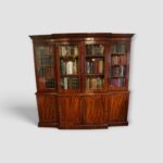 19th Century Mahogany Breakfront Bookcase