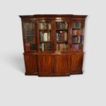 19th Century Mahogany Breakfront Bookcase - Image 10
