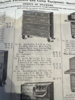 Victorian Teak Campaign Chest by Army & Navy Stores – Two‑Part Military Chest - Image 14