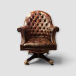 Chesterfield revolving desk chair