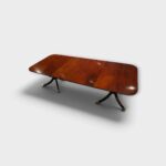 Georgian dining table fully extended to 246 cm