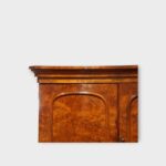 Victorian Burr Walnut Linen Press – 19th Century Storage Cabinet with Drawers - Image 8