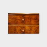 Victorian Burr Walnut Linen Press – 19th Century Storage Cabinet with Drawers - Image 9