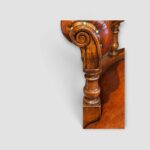 Victorian revolving chair showing oak frame and patina