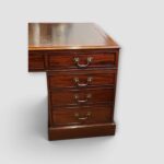 Victorian Mahogany Partners Desk in Georgian Style with Wide Kneehole - Image 5