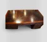 Victorian Mahogany Partners Desk in Georgian Style with Wide Kneehole - Image 8